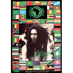  Bob Marley   Africa Unite Fabric Poster Print, 30x40