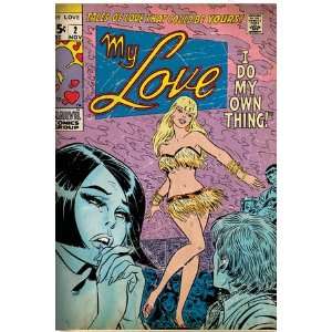 Marvel Comics Retro My Love Comic Book Cover #2, Crying and Dancing 