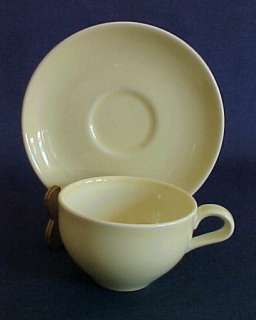 Iroquois Russel Wright CASUAL LEMON Cup Saucer Set  