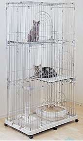 IRIS Wire Tower Cage 3 tier Animal Cage   Cat Cage Cat Tower PEC 