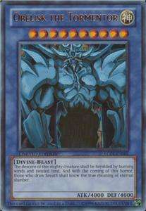 Yugioh Egyptian God Cards in the English Ultra Rare Foil Version