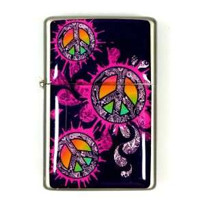   PEACE SIGN REFILLABLE BUTANE TORCH LIGHTER EDITION 1 
