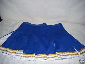 177 Royal Cheerleading 16 pleat flyaway skirt  