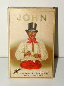 John Small Cigar Cigarette Tobacco Box   Dated 1887   Not Tin  