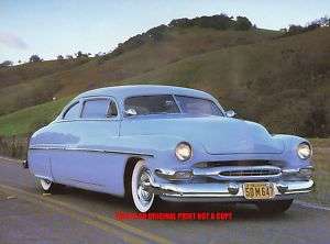 1950 Mercury 11 x 15 IN. classic car print  