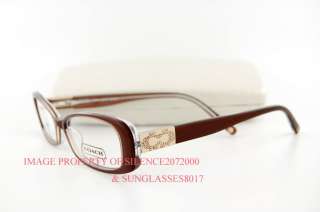 Brand New COACH Eyeglasses Frames 2010 FIONA BROWN  
