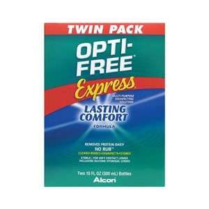 Opti Free Disinfecting Solution, Multi Purpose, No Rub, Twin Pack 2 