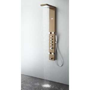  Verona Stainless Steel Thermostatic Shower Massage Panel 