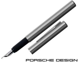  P3125 Slim Line Titanium Colored Fountain Pen Broad 991 059  