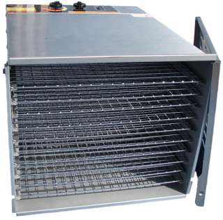   FOOD DEHYDRATOR   10 TRAY   EZ   STAINLESS STEEL COMMERCIAL GRADE