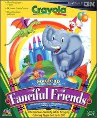 Crayola Magic 3D Coloring Book Fanciful Friends PC CD  