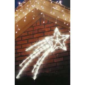    Lighted Twinkling Shooting Star Christmas Decoration   Clear Lights
