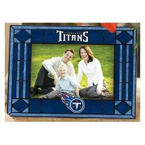   Tennessee Titans Art Glass Horizontal Picture Frame 