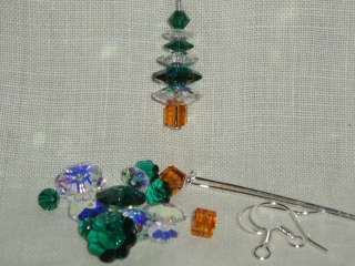 create your own christmas tree earrings with this complete set 