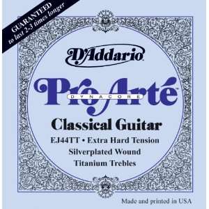  DAddario Classic Guitar Pro Arte Composite/Titanium Extra 