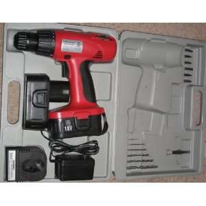    18 Volt Cordless Drill with Two Batteries