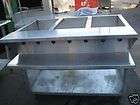 COMPARTMENT HOT FOOD TABLE, STEAMTABLE 8462 chef