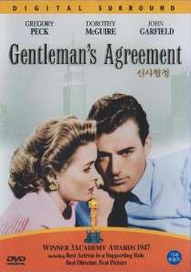 Gentlemans Agreement (1947) Gregory Peck DVD  