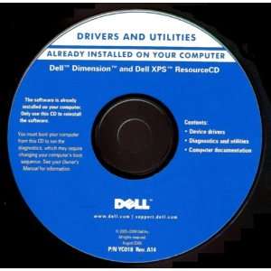  Dell Dimension and XPS Drivers and Utilities CD 2006 
