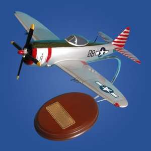  P 47 Thunderbolt Rabbit Quality Desktop Wood Model Airplane 