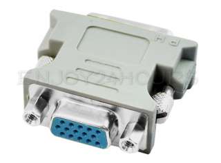 DVI Male 24+5 Pin to VGA Female Video Converter Adapter  