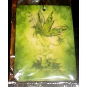  Amy Brown Art Fairy Air Freshener Green Leaf Leaves Fairy 
