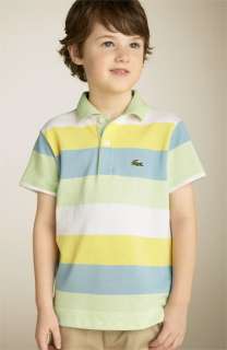 Lacoste Bold Stripe Piqué Polo Shirt (Little Boys & Big Boys 