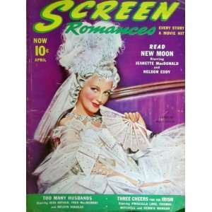 Screen Romances magazine Jeanette MacDonald April 1940 Screen 