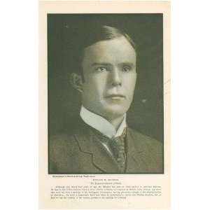  1911 Print William M Shuster Treasurer General Persia 