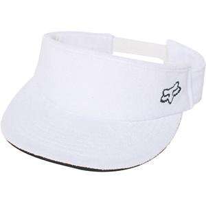  Fox Racing Terry Pro Bill Visor   One size fits most/White Automotive