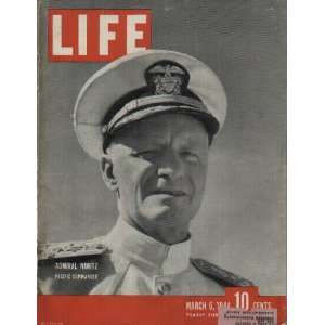  Admiral Chester Nimitz   Pacific Commander .. 1944 LIFE 
