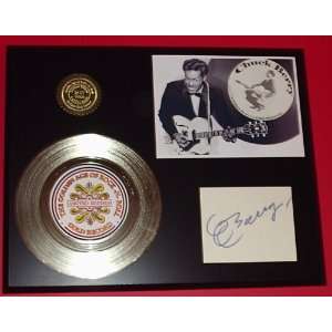 CHUCK BERRY 24KT GOLD RECORD SIGNATURE SERIES
