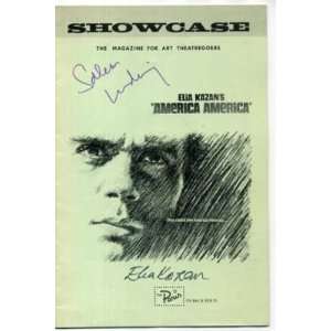  Elia Kazan Salem Ludwig Rare Signed Autograph Playbill 