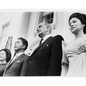   and Mrs. Lyndon Johnson and President and Mrs. Ferdinand Marcos at th