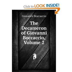   Decameron of Giovanni Boccaccio, Volume 2 Giovanni Boccaccio Books