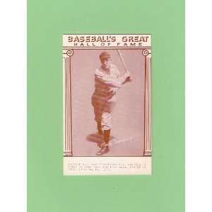 Hank Greenberg 1977 Exhibit Baseball Greats (Hall of Fame) (Sepia 