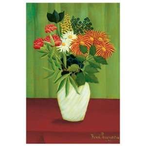 Henri Rousseau   Flowers Green