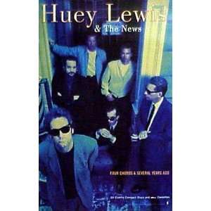 HUEY LEWIS & THE NEWS Four Chords 14x22 Poster