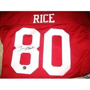  JERRY RICE autographed San Francisco 49ers Jersey Rice 