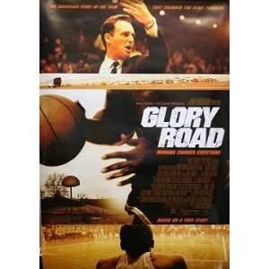  GLORY ROAD Josh Lucas DOBLE SIDED MOVIE POSTER (1096 