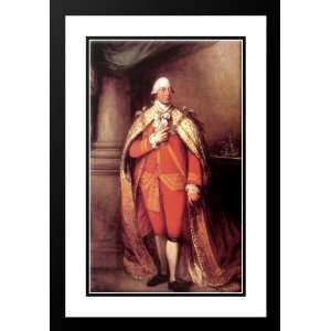   18x24 Framed and Double Matted King George III