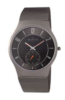 Skagen Titanium Mesh Strap Watch  