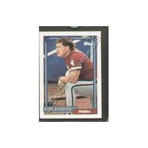 1992 Topps Regular #200 Lenny Dykstra, Philadelphia Phillie Baseball 