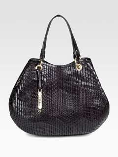 Cole Haan   Woven Leather Tote    