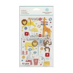 Martha Stewart Dimensional Stickers Circus Animals; 3 Items/Order