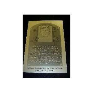 Max Carey Cooperstown Hall Of Fame Issued Metal Card