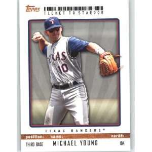  2009 Topps Ticket to Stardom #194 Michael Young   Texas 