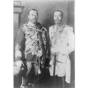  Czar Nicholas II of Russia,King George V of England: Home 