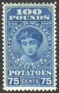 Potato Tax Stamp Scott RI10  