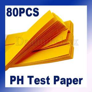 80 Full Range 1 14 pH Test Paper Strips Litmus Testing  